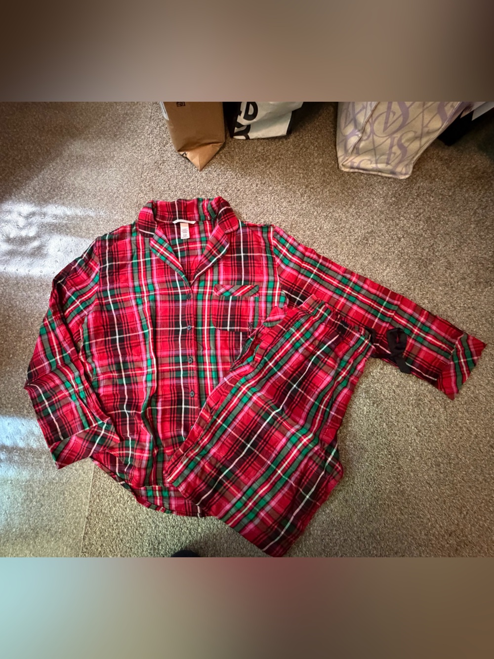 Victoria's Secret flannel pjs
